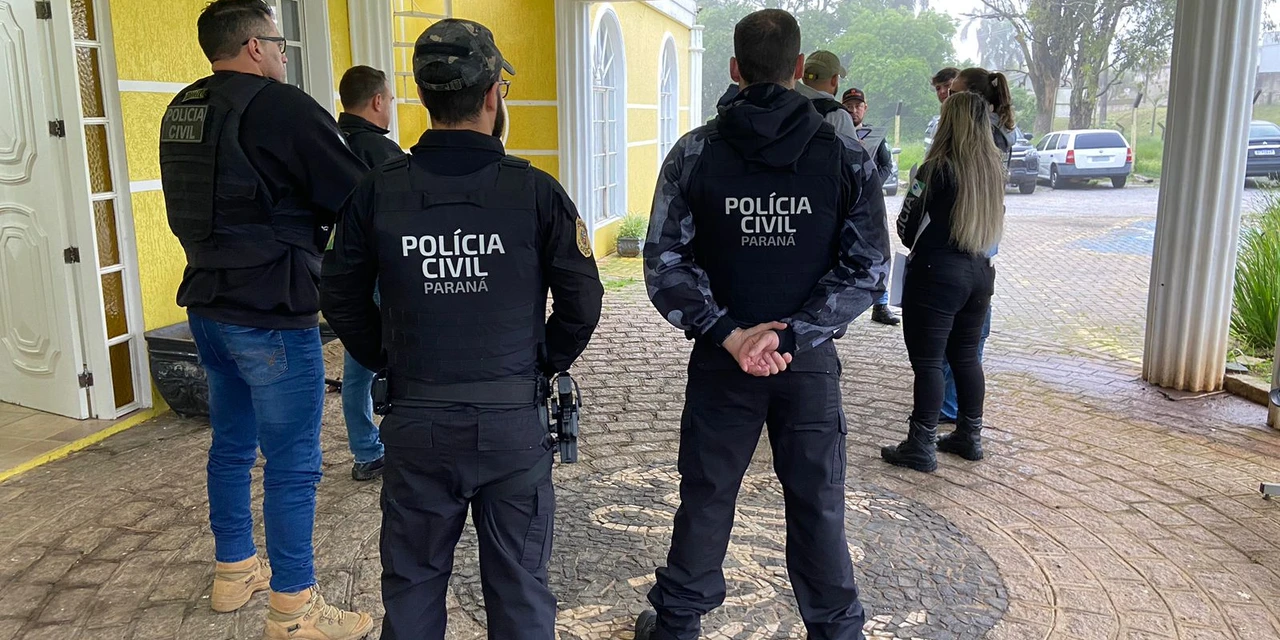 Suspeitos de diversos crimes em Carambeí são alvos de operação da Polícia Civil