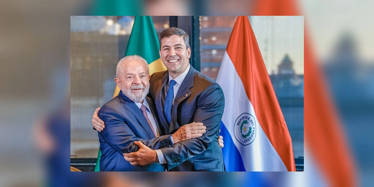 Presidentes Lula e Santiago Peña se reúnem em Brasília para início da revisão do Anexo C do Tratado de Itaipu