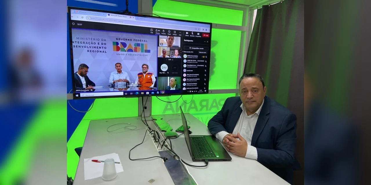 Em reunião virtual com ministro da Integração, deputado Hussein Bakri faz apelo por ação emergencial nas BRs 153 e 476