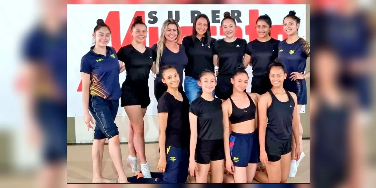 Seleção de Ginástica Rítmica da Colômbia se apresenta em Londrina