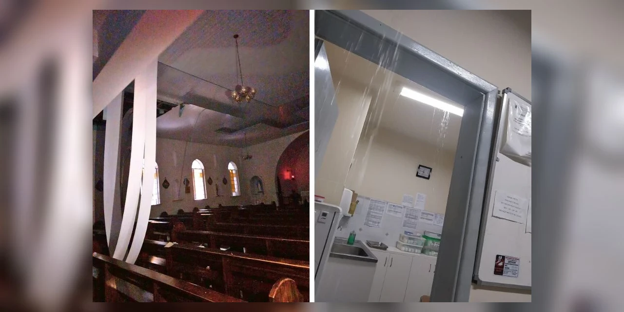 Asilo São Vicente de Paulo volta a sofrer estragos após temporal desta quinta (26) em PG