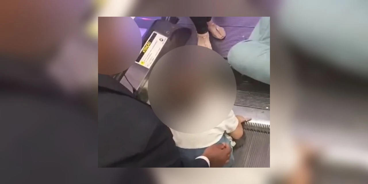 Criança fica ferida após prender mão em escada rolante de shopping no PR