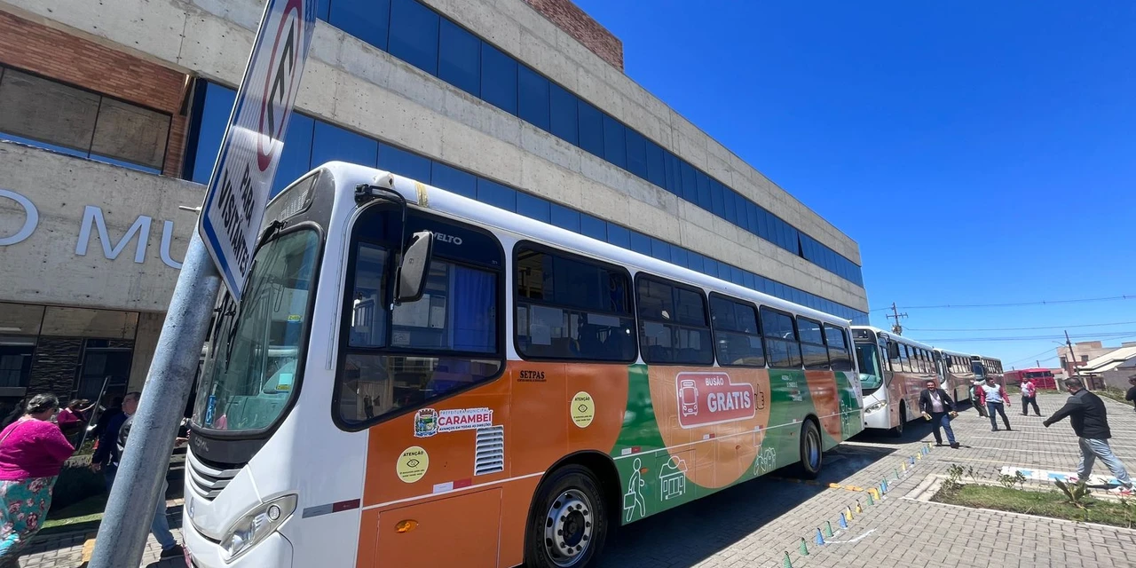 ‘Busão Grátis’ começa a circular em Carambeí; confira rotas e horários
