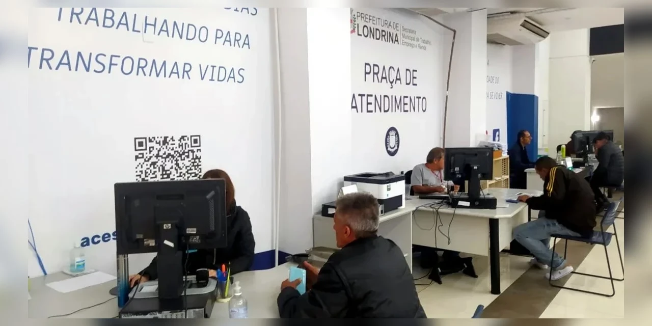 Secretaria do Trabalho divulga mais de 600 oportunidades de emprego em Londrina