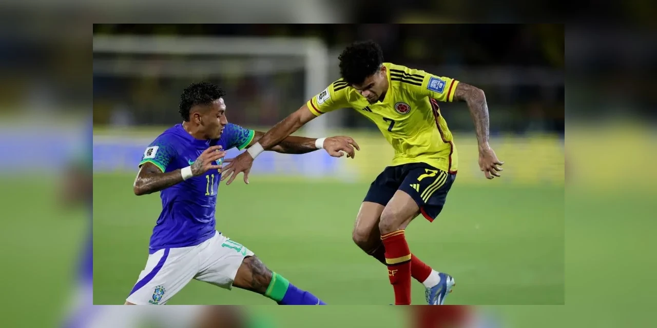 De virada, Colômbia vence o Brasil em Barranquilla