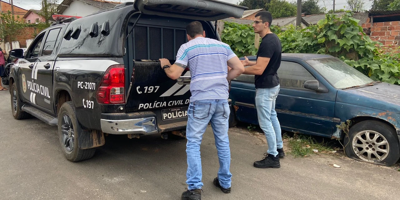 Polícia Civil prende em flagrante dois autores de homicídio em Castro