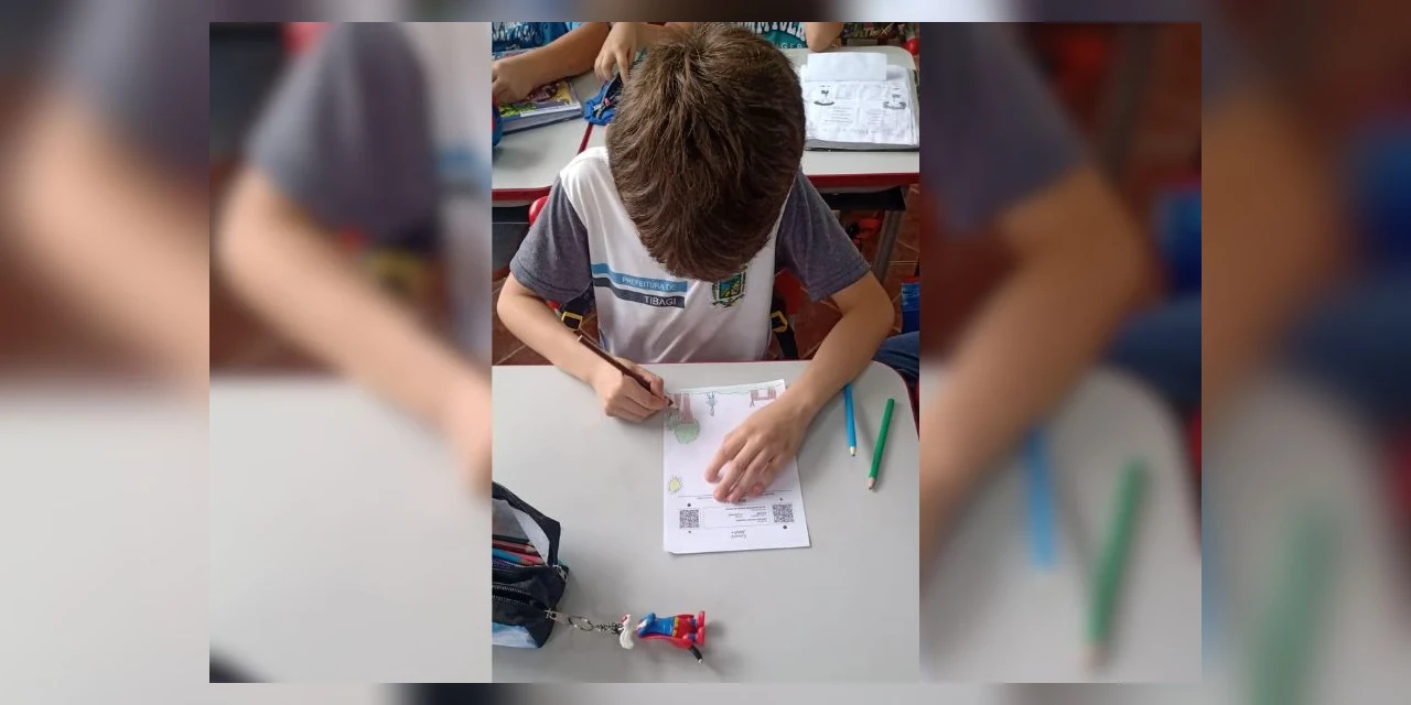 Projeto em escola de Tibagi desperta o interesse dos alunos para a escrita e leitura