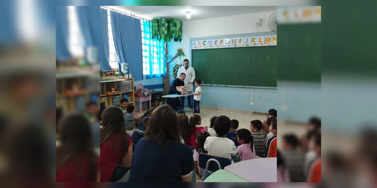 Prefeitura de Tibagi realiza conscientização sobre alimentação no São Bento