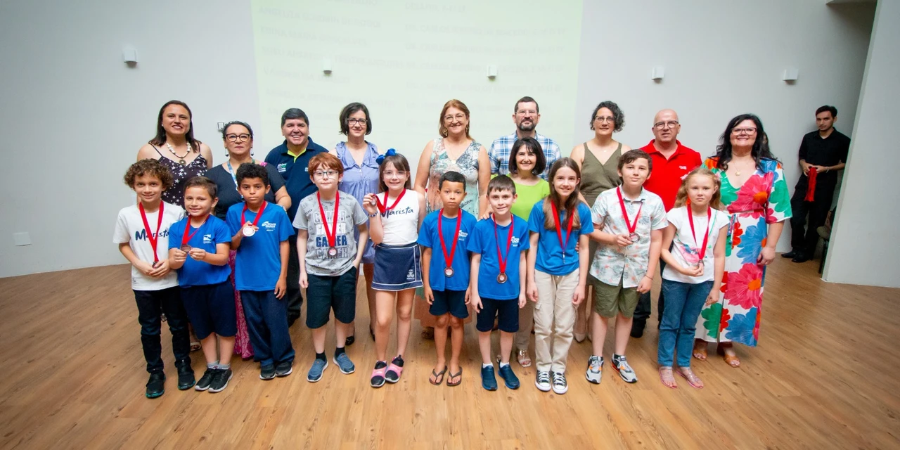 Rede municipal conquista 107 medalhas na 9ª edição da Olimpíada Pontagrossense de Matemática