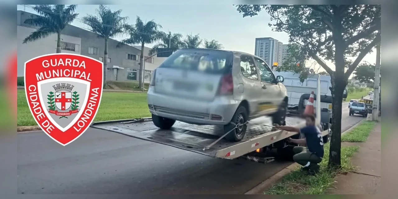 Guarda Municipal de Londrina apreende veículo com mais de R$ 100 mil em débitos na documentação
