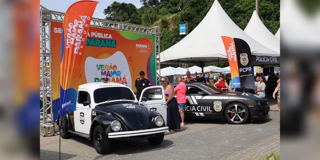 Exposições das polícias chamam atenção de turistas no Litoral