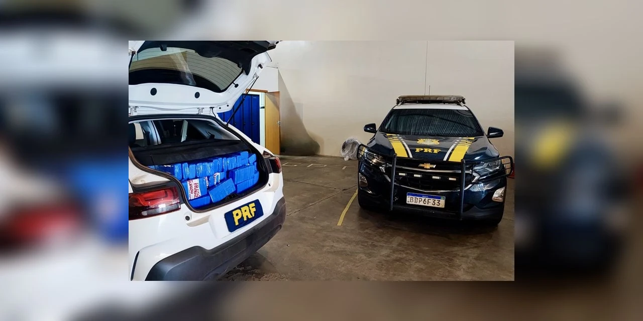 PRF apreende mais de meia tonelada de maconha no Paraná