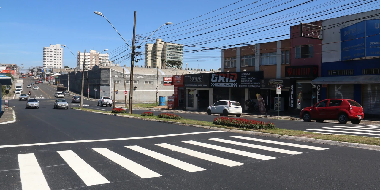 PG amplia ações de sinalização viária