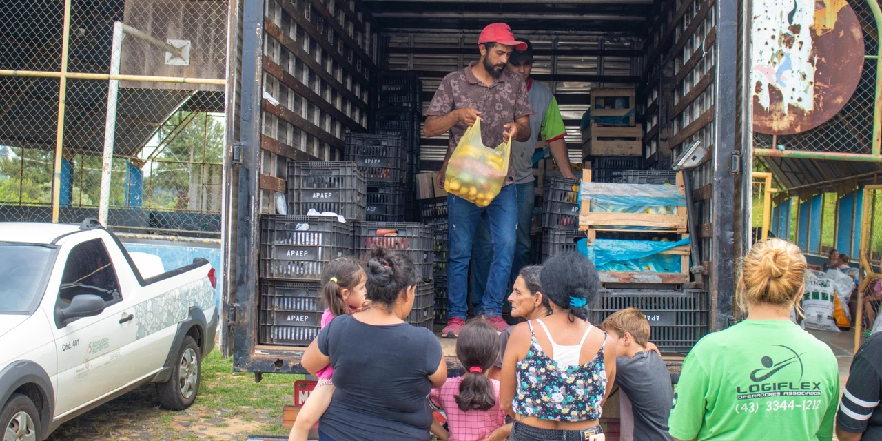Programa Tibagi Sustentável retorna e distribui 3.600kg de alimentos