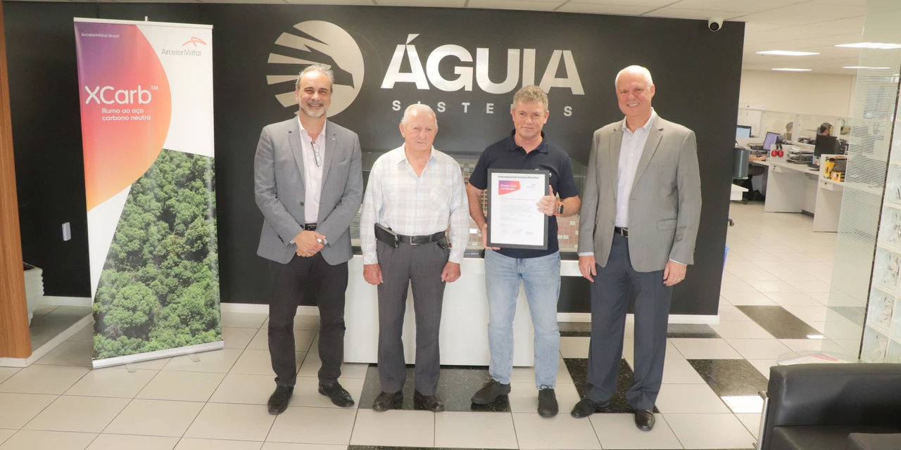 Águia Sistemas é a primeira empresa de intralogística a receber a certificação de aço verde no Brasil