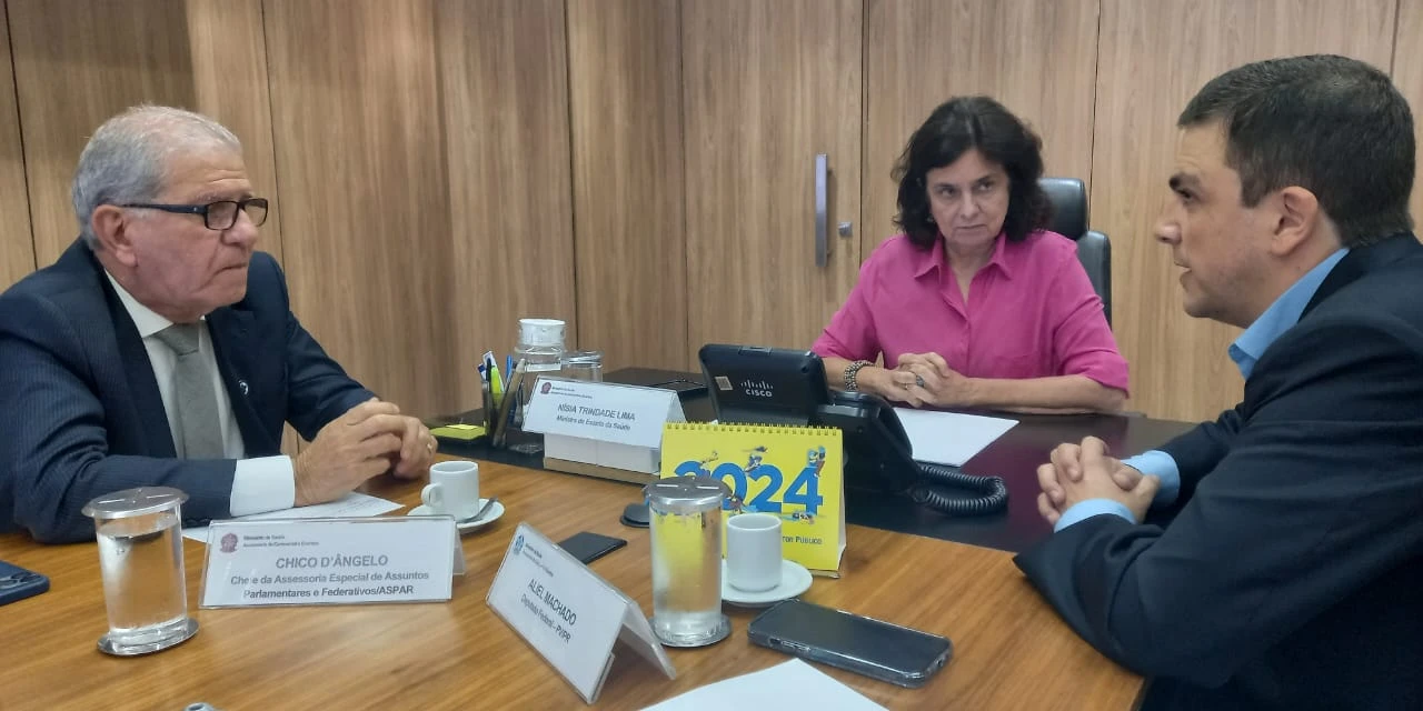 Aliel e Ministra da Saúde anunciam habilitação da UPA Santana