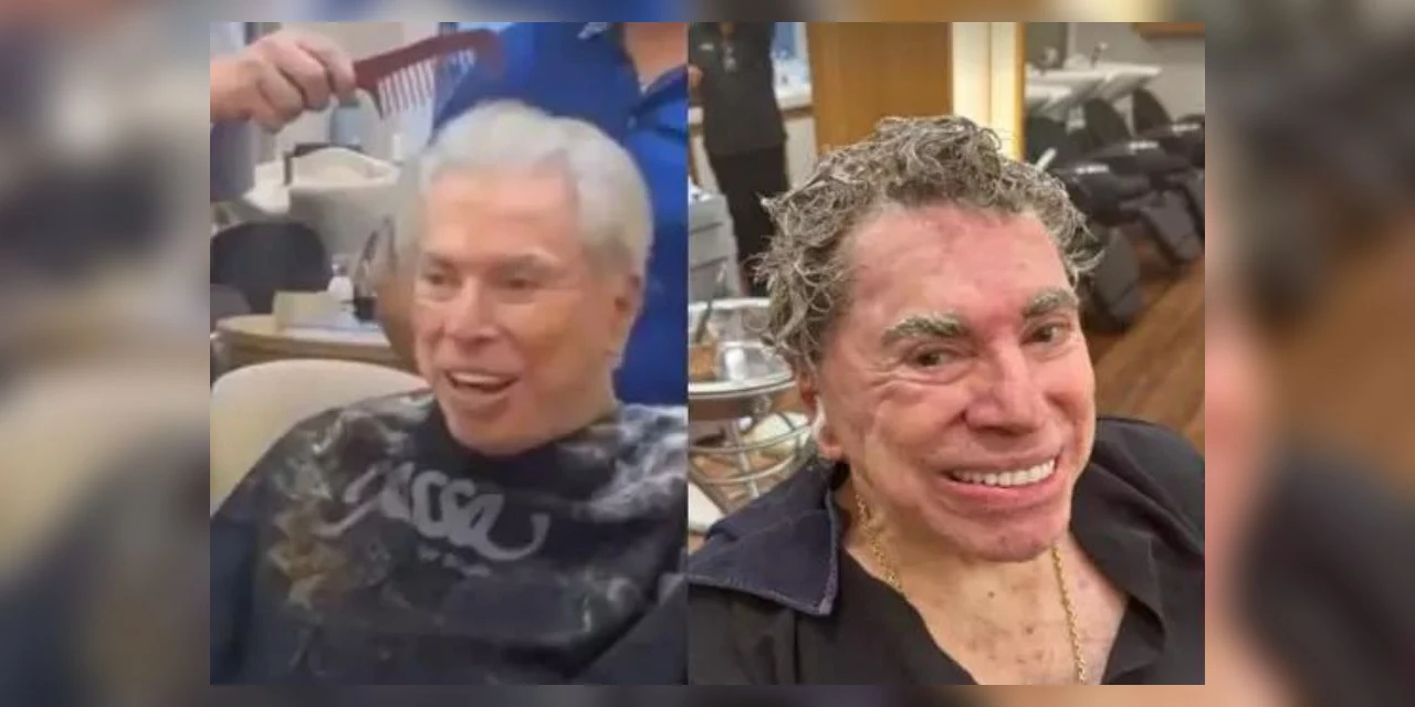 Silvio Santos está de visual novo; veja o antes e o depois