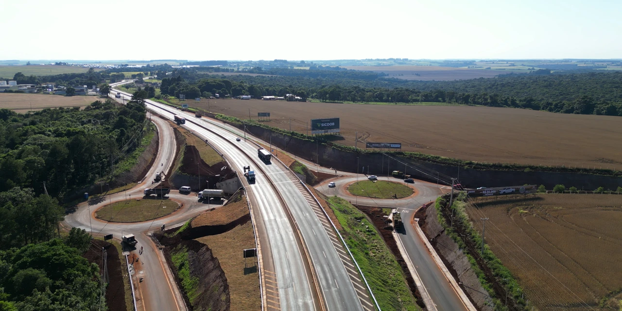 Itaipu entrega trecho de duplicação da BR-277, em Cascavel