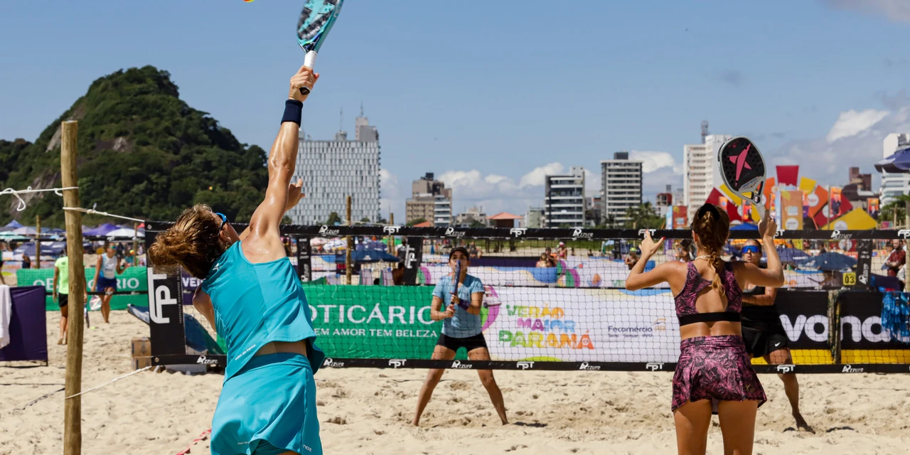 Com participação de mais de 700 atletas, Mundial de Beach Tennis define campeões em Caiobá