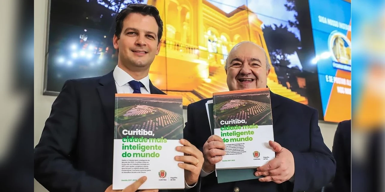 Na abertura do ano legislativo da Câmara de Curitiba, Rafael Greca reforça apoio a Eduardo Pimentel