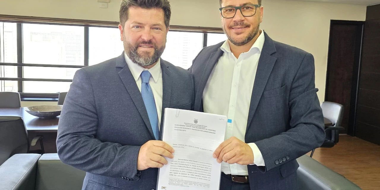 Deputado Arilson Chiorato denuncia Copel ao Ministério Público do Trabalho por dívida trabalhista
