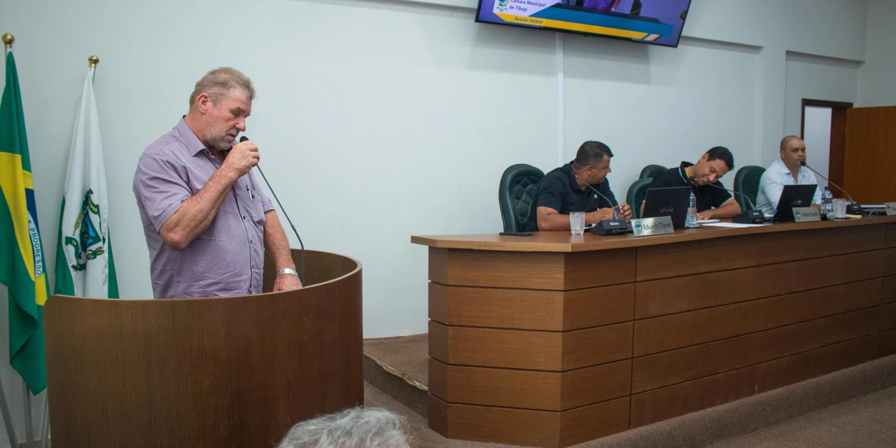 Prefeito de Tibagi participa da abertura da Sessão Legislativa da Câmara de Vereadores