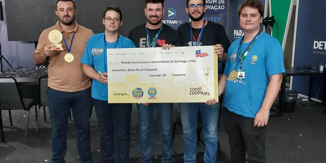 Hackathon do Show Rural: idealizadores de projeto sobre frangos ganham viagem ao Chile