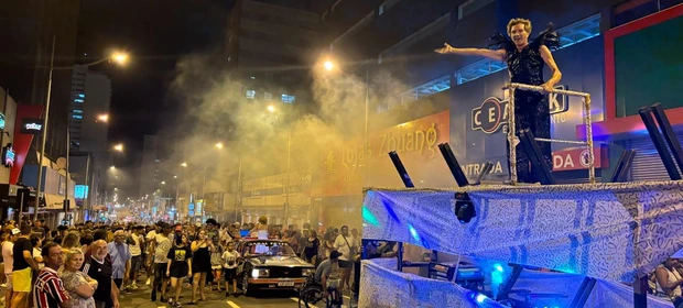 Fotos: Escola de samba Ases da Vila vence Carnaval em PG com samba enredo em homenagem a Leo Pasetti