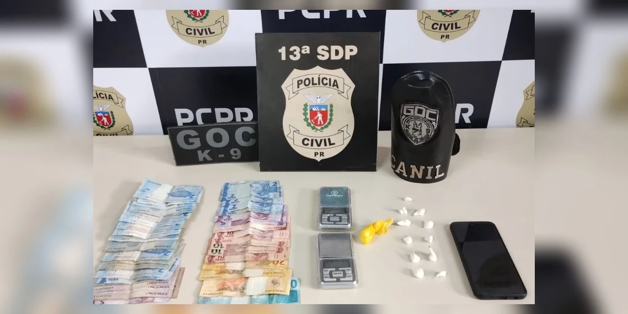 Jovem é preso em ação integrada contra tráfico de drogas em PG