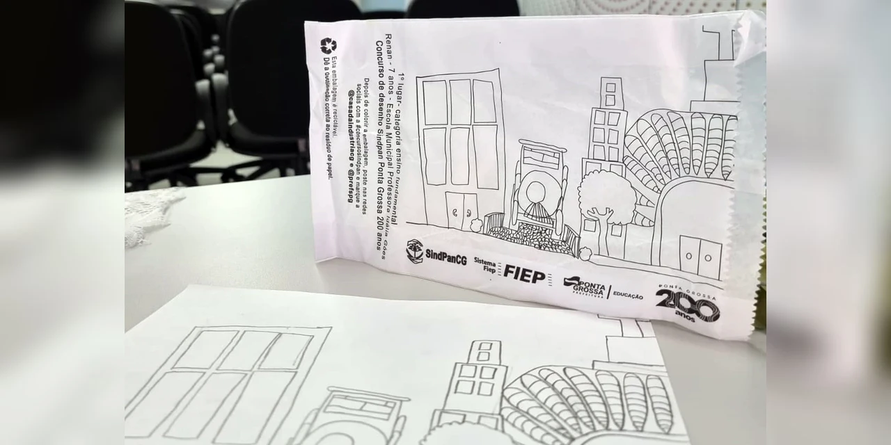 Sindipan realiza premiação de Concurso de Desenho com alunos da rede municipal de PG