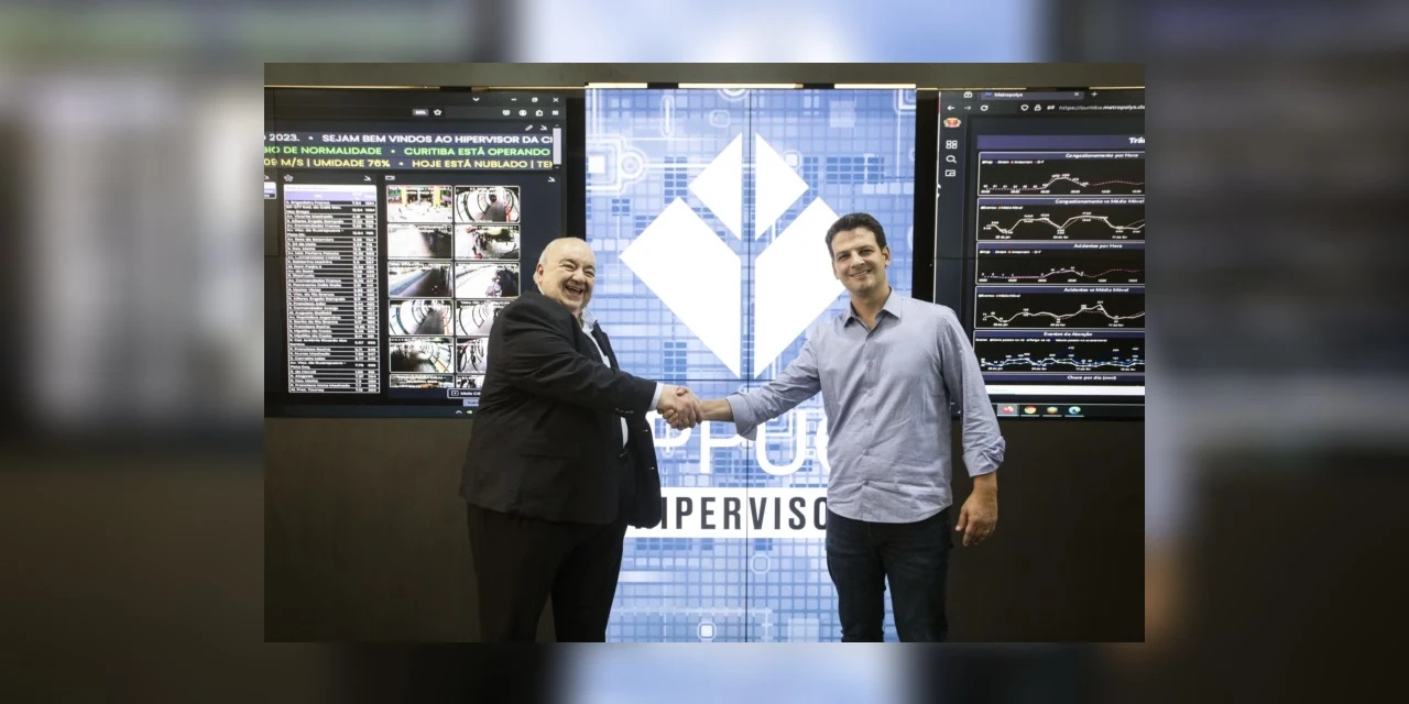 Greca e Eduardo Pimentel lançam o Hipervisor Urbano de Curitiba