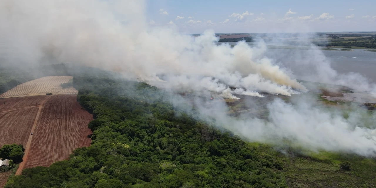 Em menos de dois meses, Itaipu já atendeu seis ocorrências de incêndio florestal