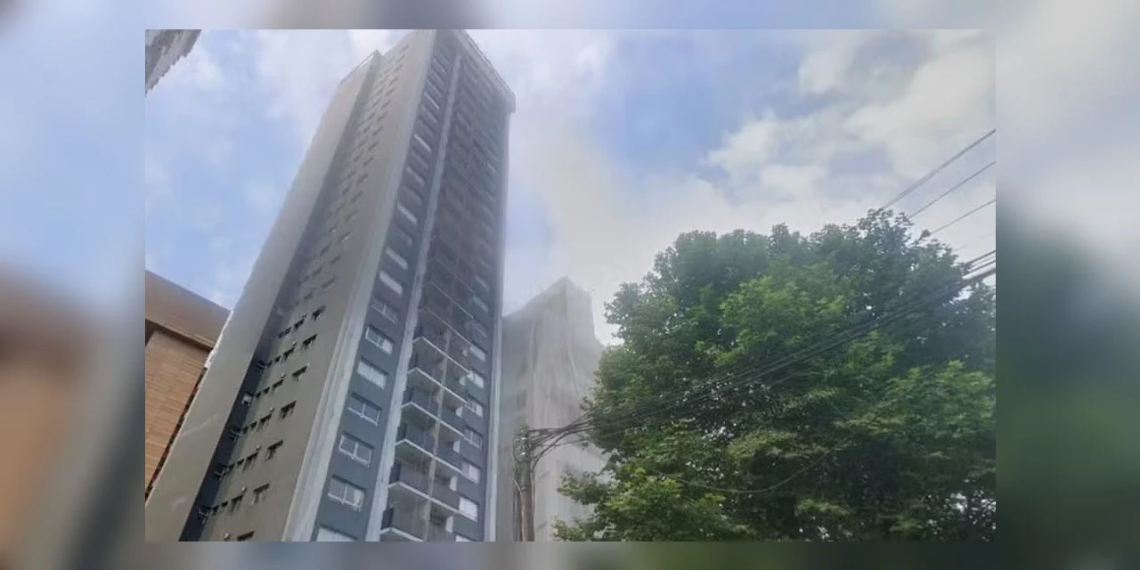 Homem é preso após cortar corda que segurava trabalhador em fachada de edifício no PR