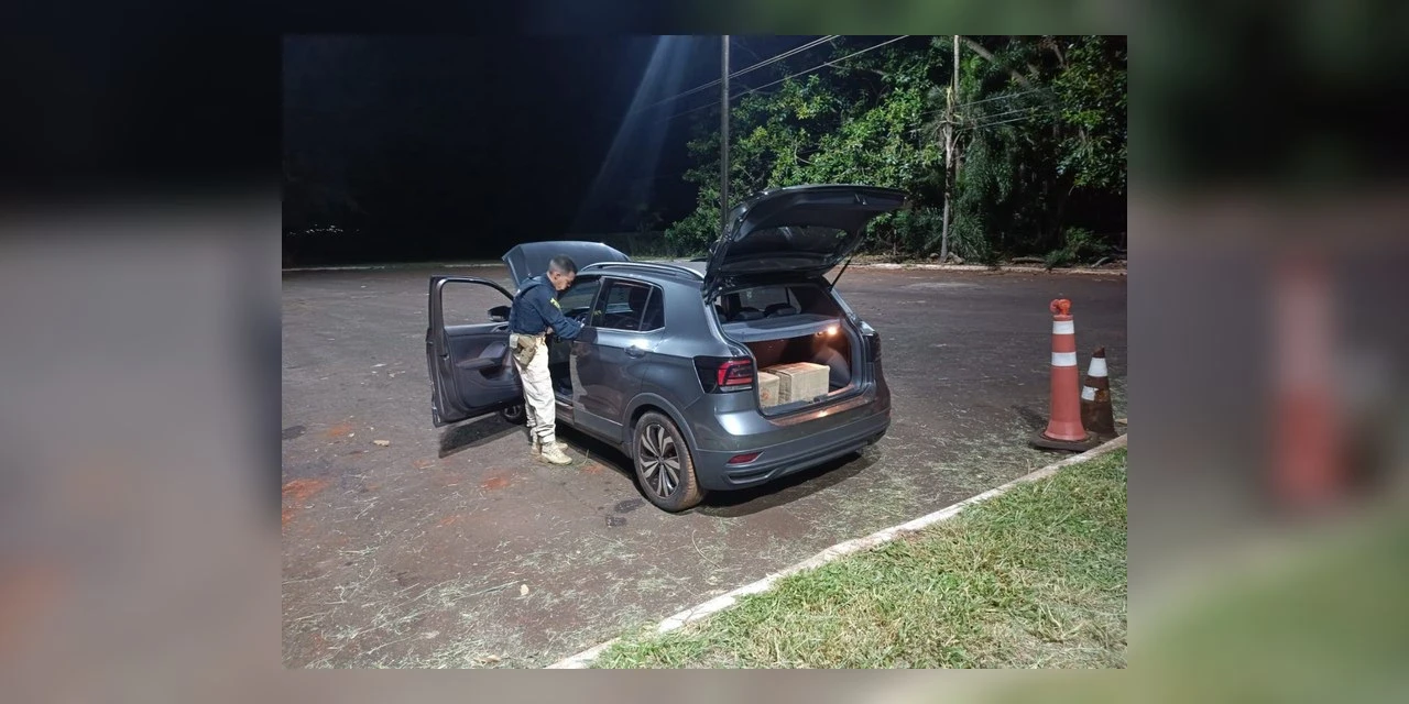 Homem tenta fugir de abordagem da PRF e é preso com 185 quilos de maconha