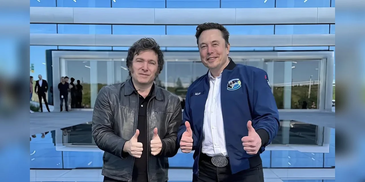 Milei oferece ajuda a Musk em conflito judicial da rede X no Brasil