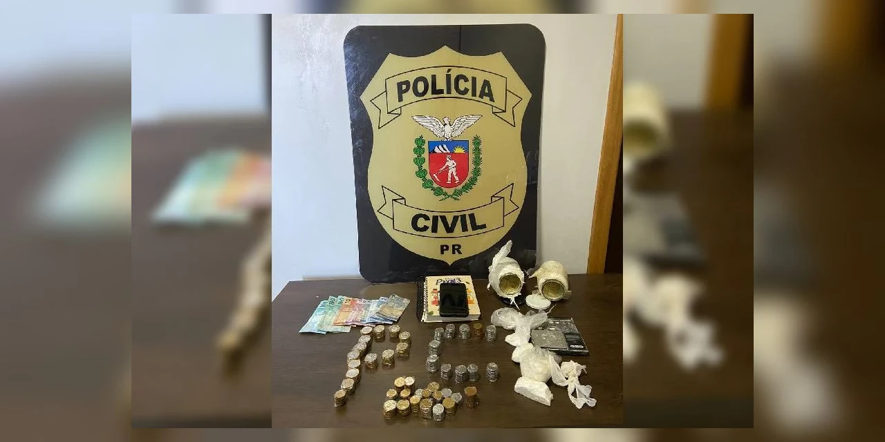 Polícia Civil encontra cocaína enterrada no quintal de segurança particular