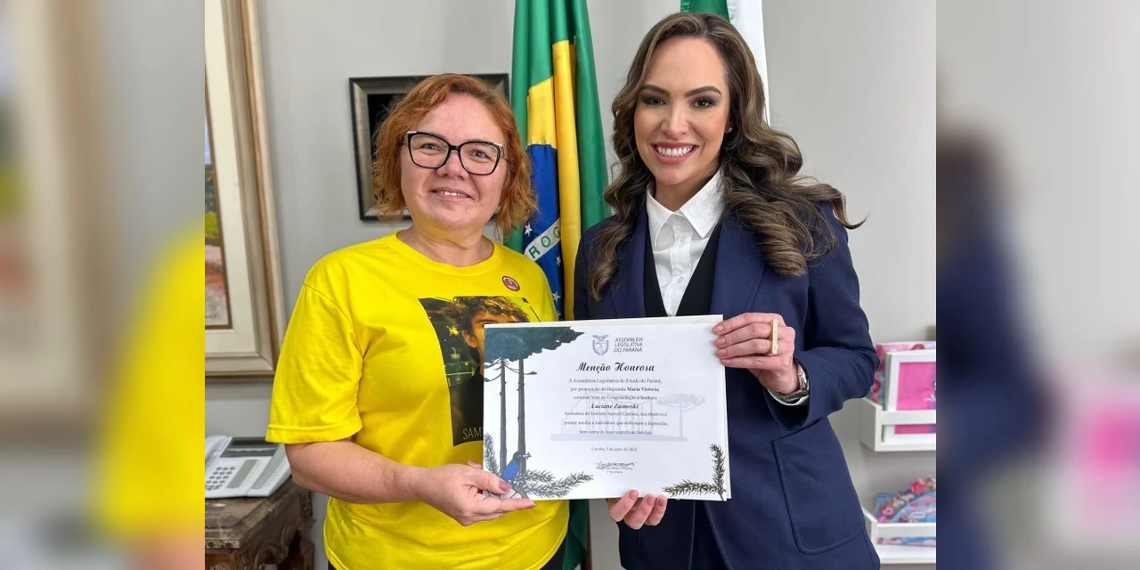 Assembleia homenageia Luciane Zaimoski, fundadora do Instituto Samuel Caetano