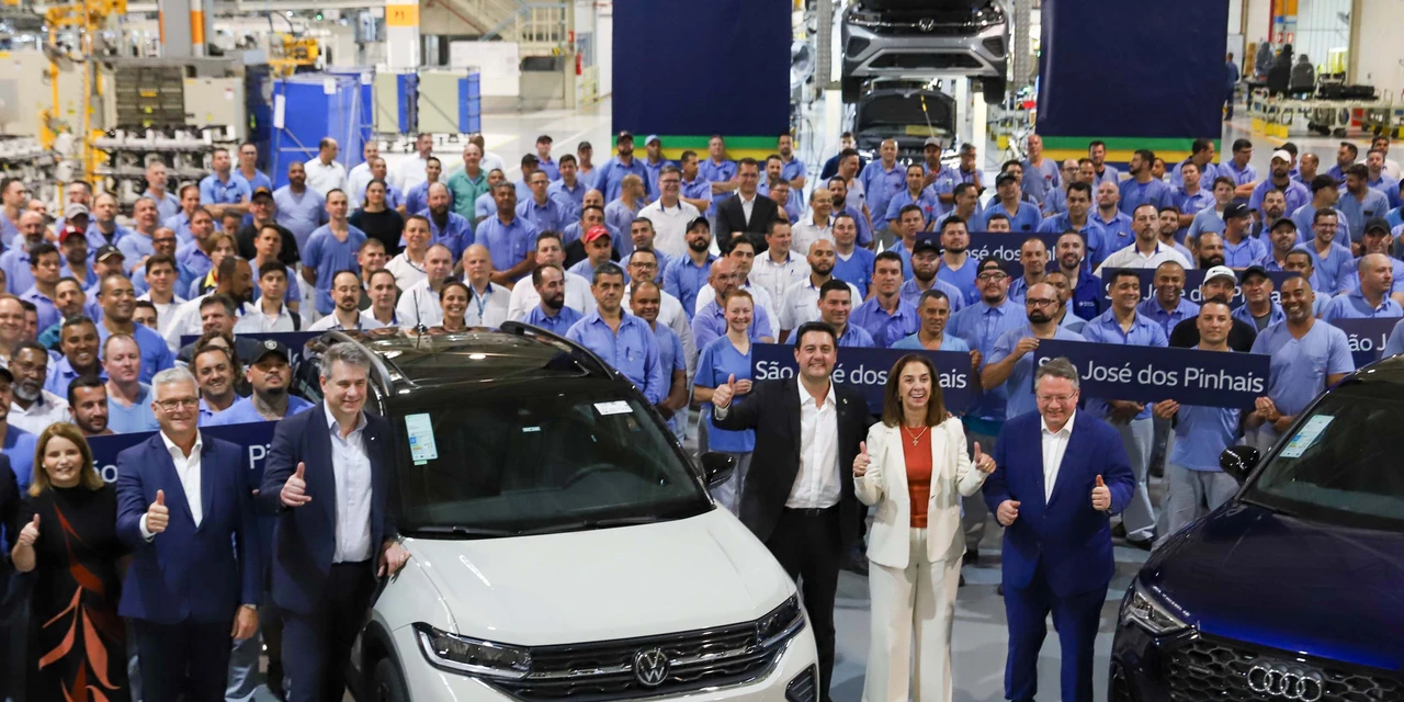 Volkswagen vai investir R$ 3 bilhões na fábrica de São José dos Pinhais