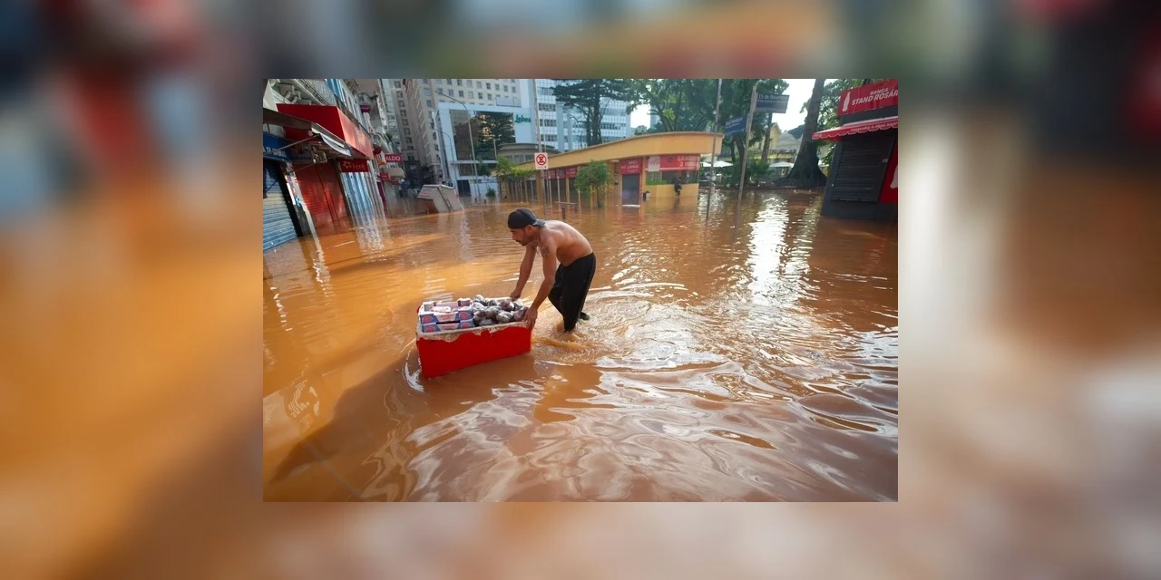 Moradores de Porto Alegre começam a evacuar região após chuvas