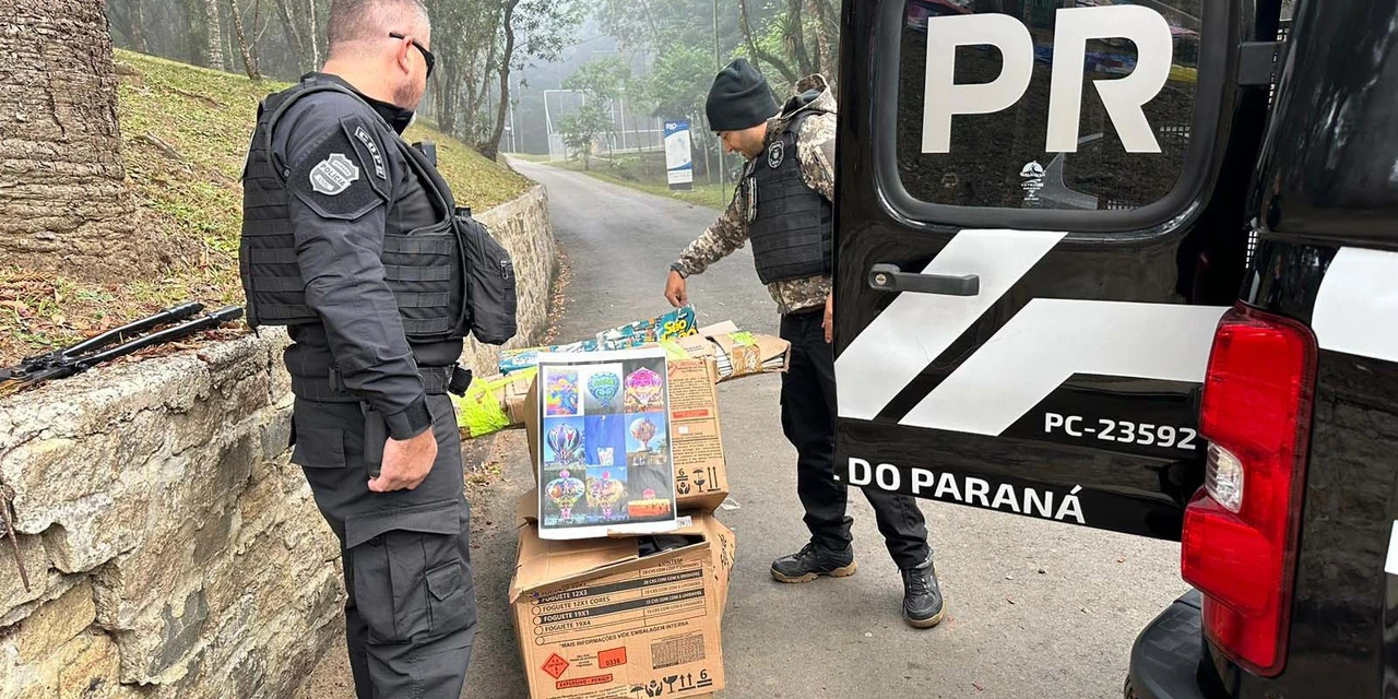 Polícia Civil prende quatro por soltura de balões que chegavam a custar mais de R$ 20 mil