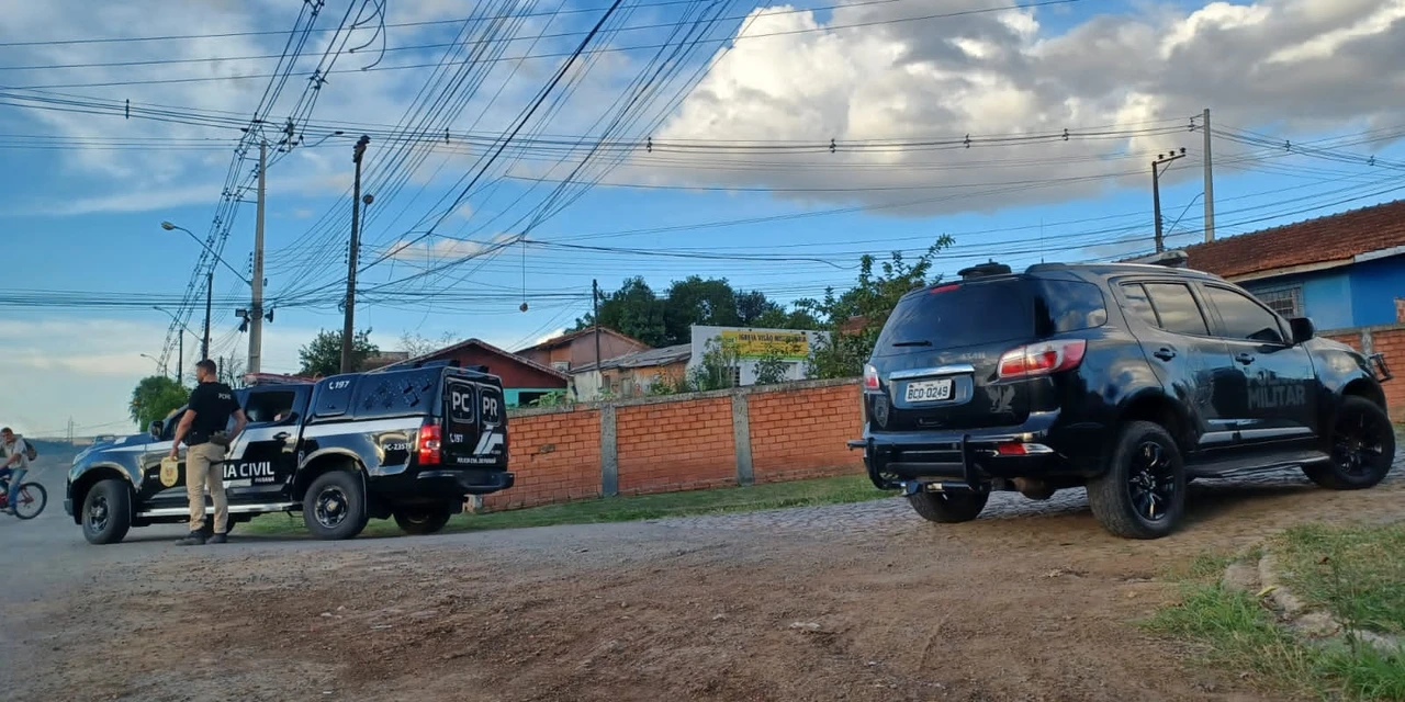Operação mira suspeito de efetuar disparos contra policiais militares em Irati