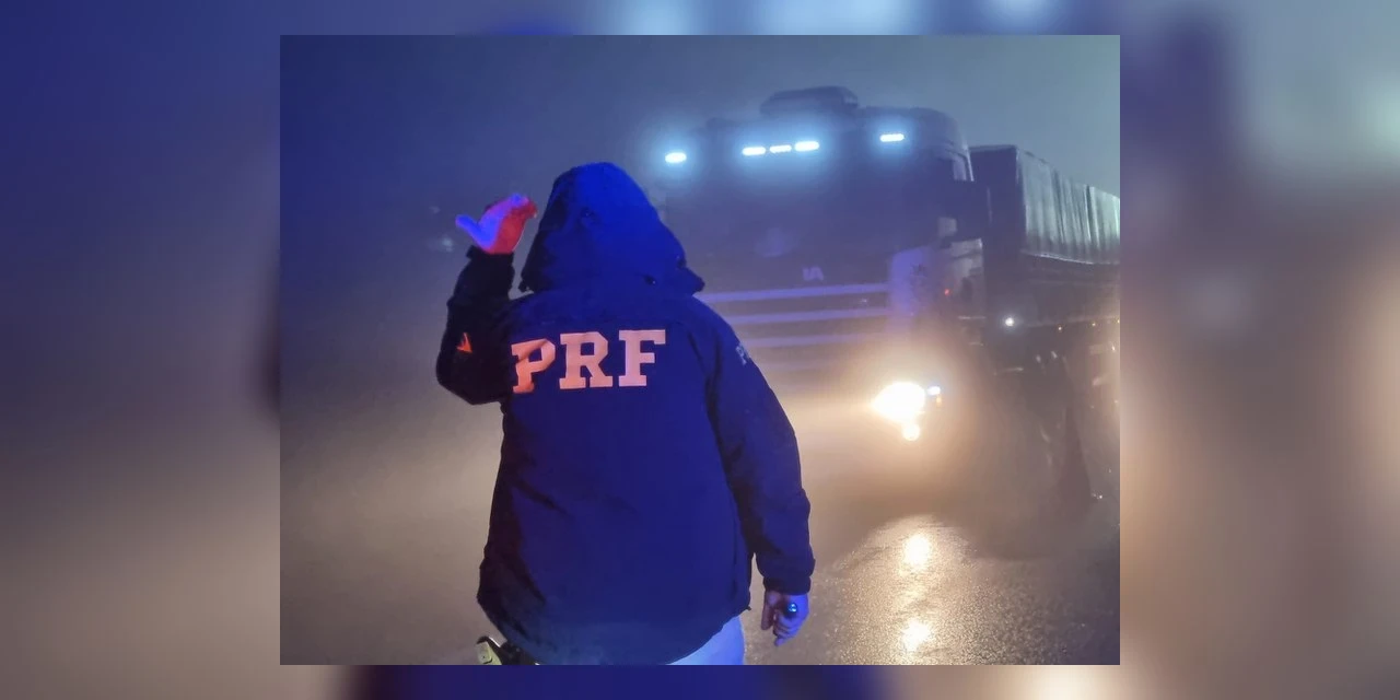 PRF alerta para segurança nas rodovias em dias de neblina