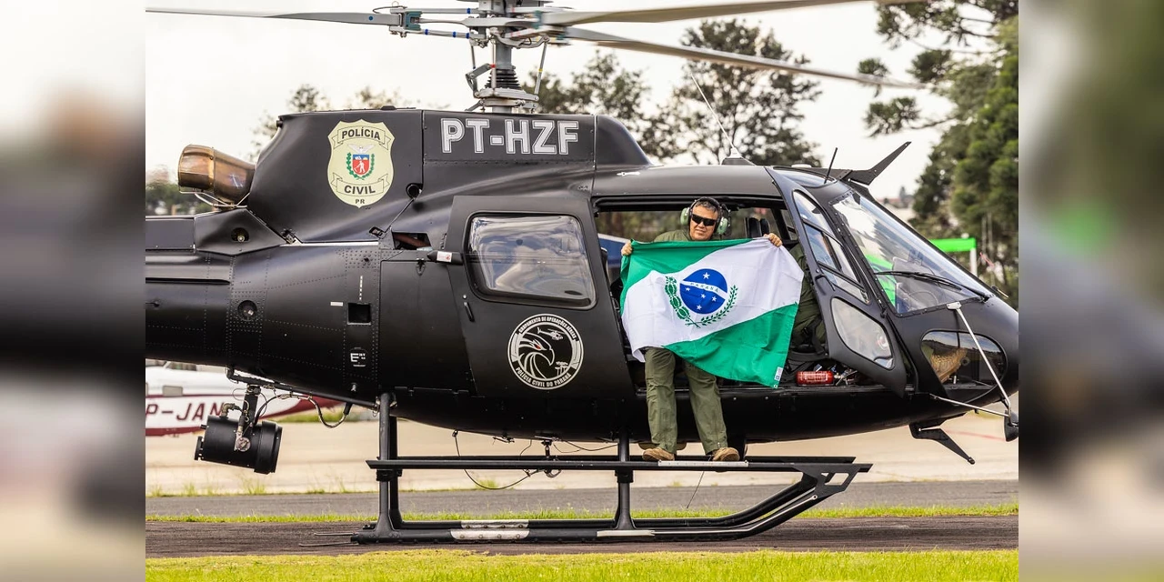 PCPR comemora oito anos do Grupamento de Operações Aéreas com 3.172 missões