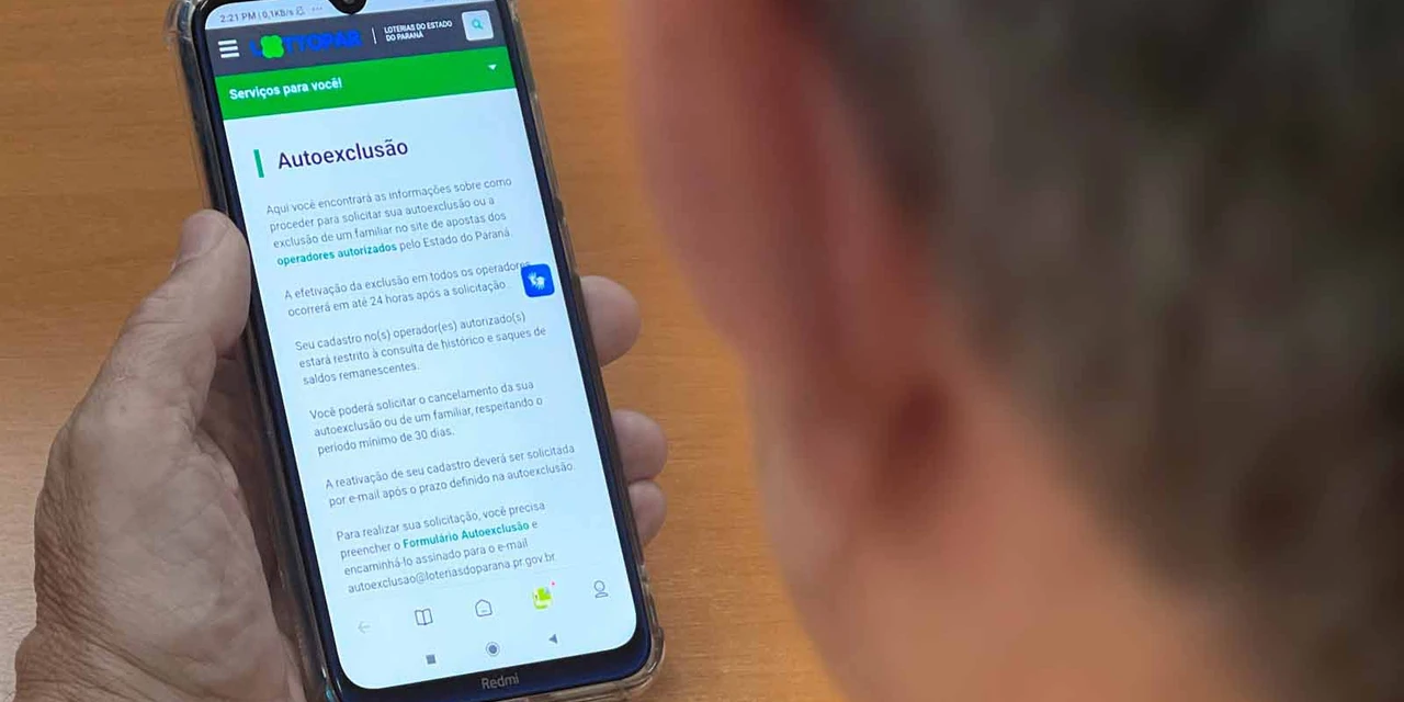 Lottopar é 1ª loteria da América Latina com ferramenta para apostador fazer autoexclusão