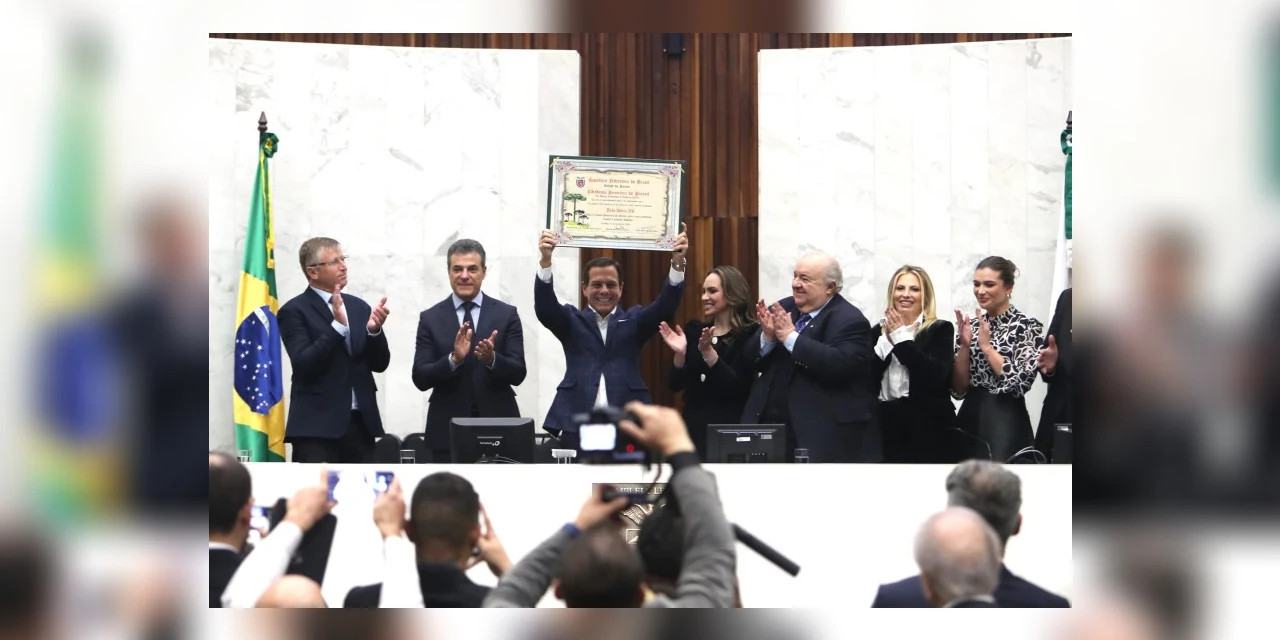 João Dória, ex-governador de São Paulo, recebe título de Cidadão Honorário do Paraná