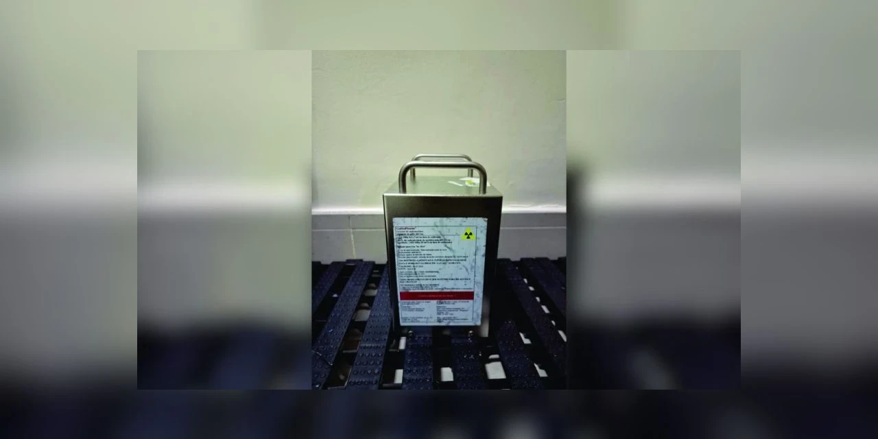 Local onde foi encontrado material radioativo furtado não está contaminado