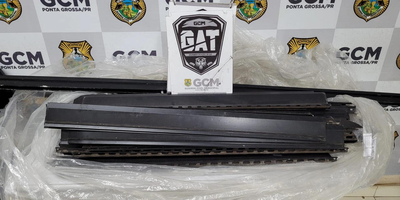 Jovem é preso após furto de porta de pizzaria em PG