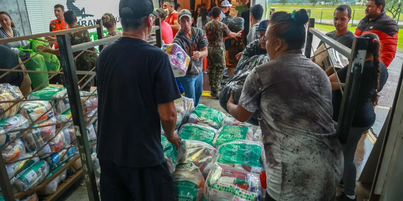 59% dos paranaenses fizeram doações ao Rio Grande do Sul, mostra pesquisa