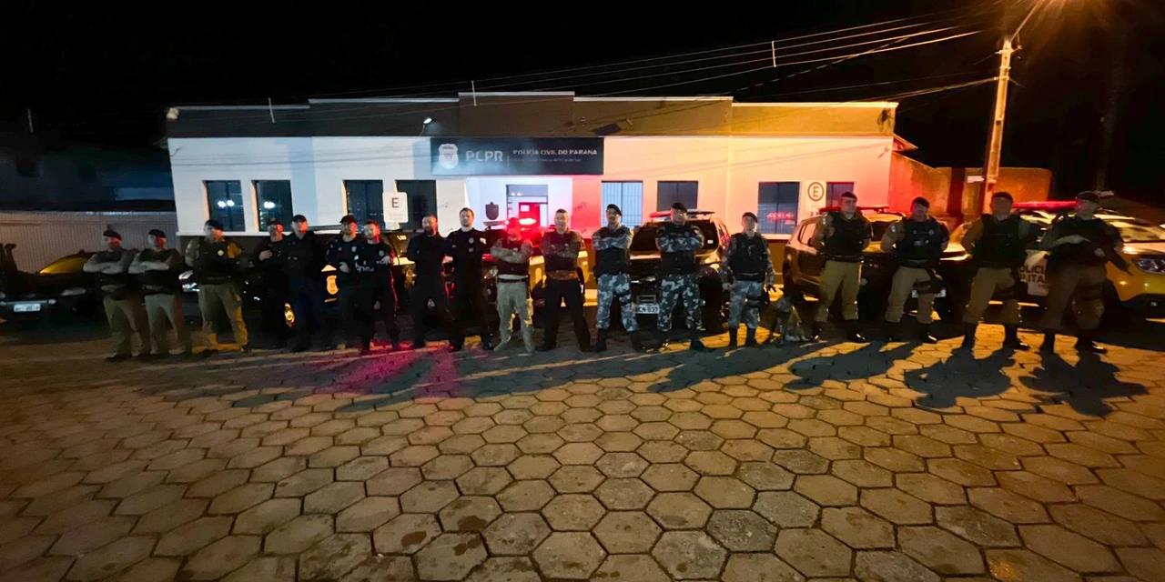 Operação conjunta entre PCPR e PM apreende drogas e prende quatro traficantes na região