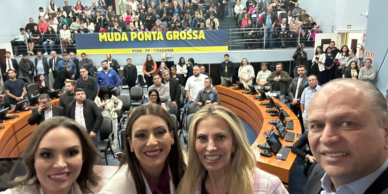 Lideranças políticas prestigiam lançamento de candidatura de Mabel Canto à Prefeitura de PG